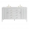 Myrrin 60" Double (Vanity Only Pricing) in Bright White